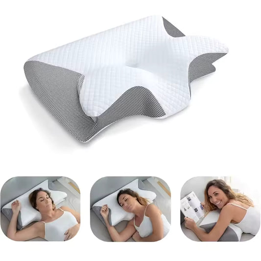 RELAMORA™— 2-in-1 Ergonomic Contour Pillow - RELAMORA