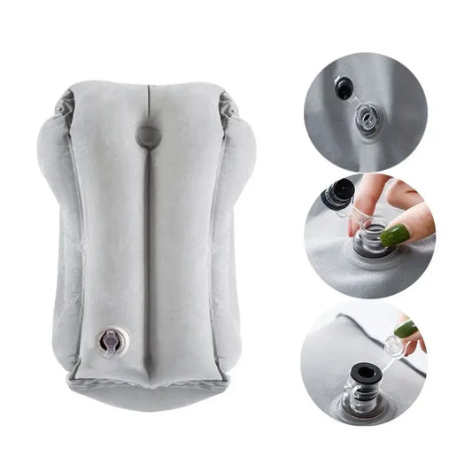 RELAMORA™— Inflatable Air Cushion Travel Pillow - RELAMORA